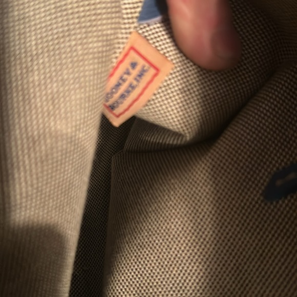 Vintage Dooney & Bourke Pebble Leather Domed Satchel In Blue - Picture 6 of 7